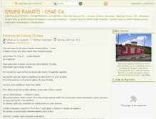 Tablet Screenshot of gruporamatis.org.br